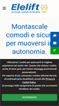 Mobile Screenshot of eleliftmontascale.it